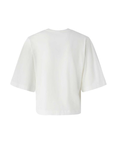 PINKO T-SHIRT  BOXY MANICHE CORTE AMPIA BIANCO/BIANCANEVE 104604 125
