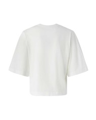 PINKO T-SHIRT  BOXY MANICHE CORTE AMPIA BIANCO/BIANCANEVE 104604 125
