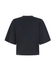 PINKO T-SHIRT  BOXY MANICHE CORTE AMPIA NERO LIMOUSINE 104604 125