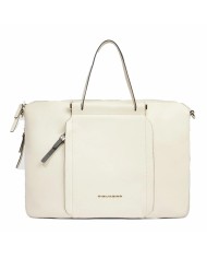 PIQUADRO BORSA DONNA DA LAVORO ESPANDIBILE  PC 15.6" BIANCO CA4021W92 CO
