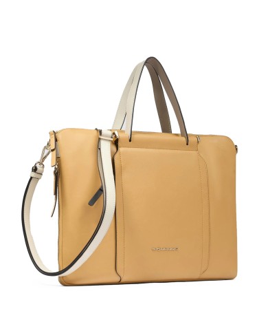 PIQUADRO BORSA DONNA DA LAVORO ESPANDIBILE  PC 15.6" GIALLO BEIGE CA4021W92 CO