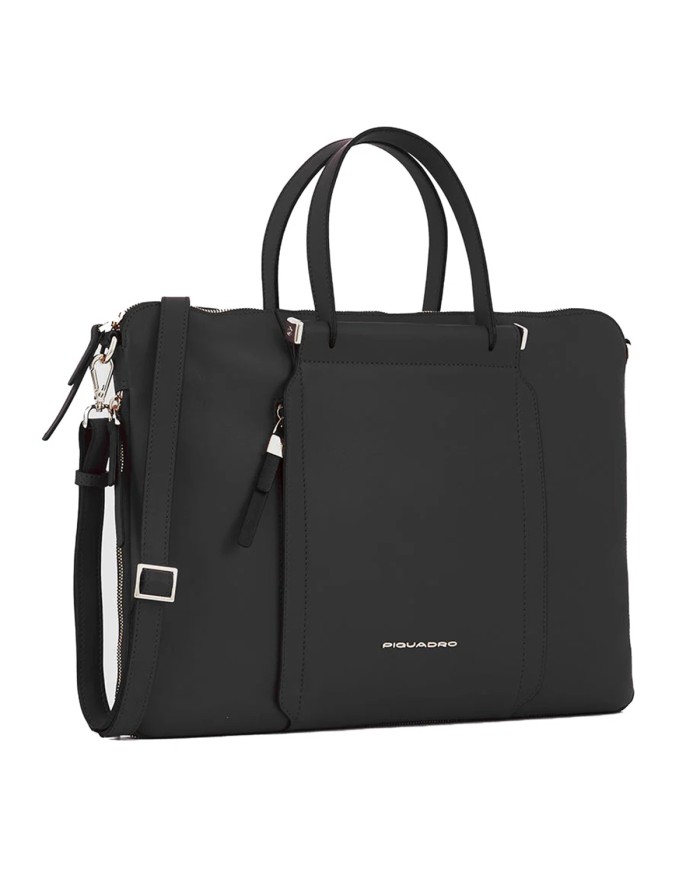 PIQUADRO BORSA DONNA DA LAVORO ESPANDIBILE  PC 15.6" NERO CA4021W92 CO