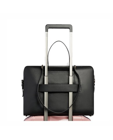 PIQUADRO BORSA DONNA DA LAVORO SLIM IN PELLE E PORTA PC 15.6" NERO CA6211W92 CO