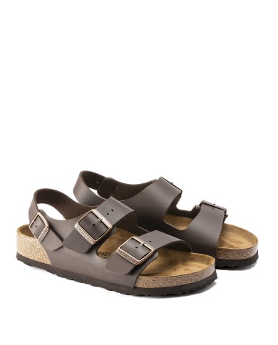 BIRKENSTOCK SANDALO BIMBO MILANO HL KIDS LEATHER TAUPE 034703