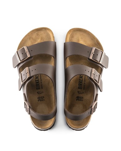 BIRKENSTOCK SANDALO BIMBO MILANO HL KIDS LEATHER TAUPE 034703