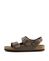 BIRKENSTOCK SANDALO UNISEX MILANO NUBUCK MOCCA 634501 CO