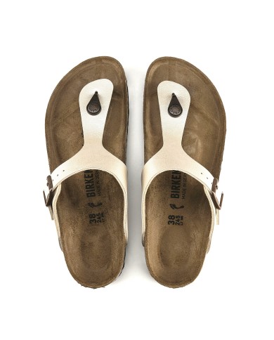 BIRKENSTOCK SANDALO DONNA GIZEH GRACEFUL PEARL WHITE 943871 CO