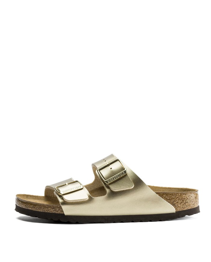 BIRKENSTOCK SANDALO DONNA ARIZONA BIRKO FLOR GOLD 1016111 CO