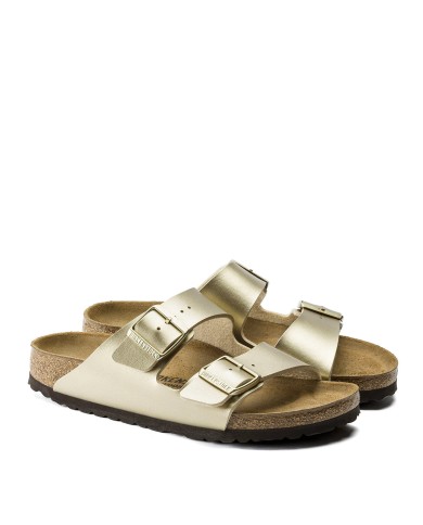BIRKENSTOCK SANDALO DONNA ARIZONA BIRKO FLOR GOLD 1016111 CO