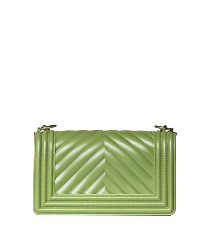 MARC ELLIS SHOULDERBAG FLAT S 25 GREEN TEA/ LIGHT GOLD   125