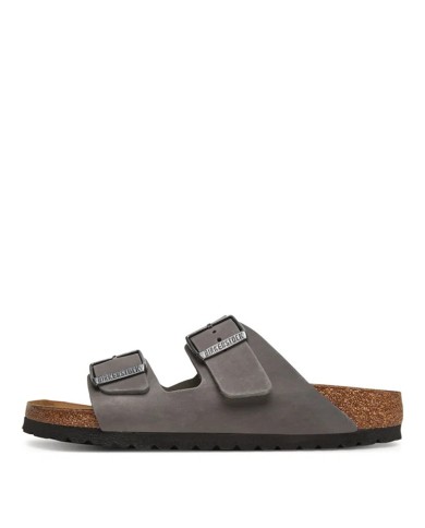 BIRKENSTOCK SANDALO UOMO ARIZONA OILED LEATHER IRON 1027026 CO