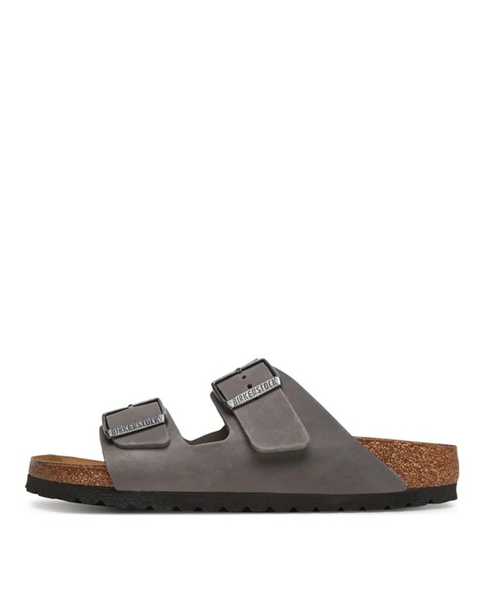 BIRKENSTOCK SANDALO UOMO ARIZONA OILED LEATHER IRON 1027026 CO