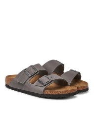 BIRKENSTOCK SANDALO UOMO ARIZONA OILED LEATHER IRON 1027026 CO