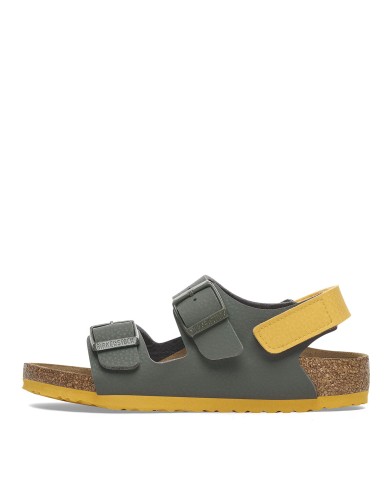 BIRKENSTOCK SANDALO BIMBO MILANO HL KIDS DESERT SOIL THYME 1029378 CO