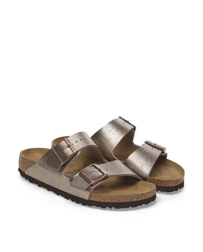 BIRKENSTOCK SANDALO DONNA ARIZONA GRACEFUL BIRKO FLOR TAUPE 1029439 CO
