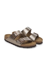 BIRKENSTOCK SANDALO DONNA ARIZONA GRACEFUL BIRKO FLOR TAUPE 1029439 CO