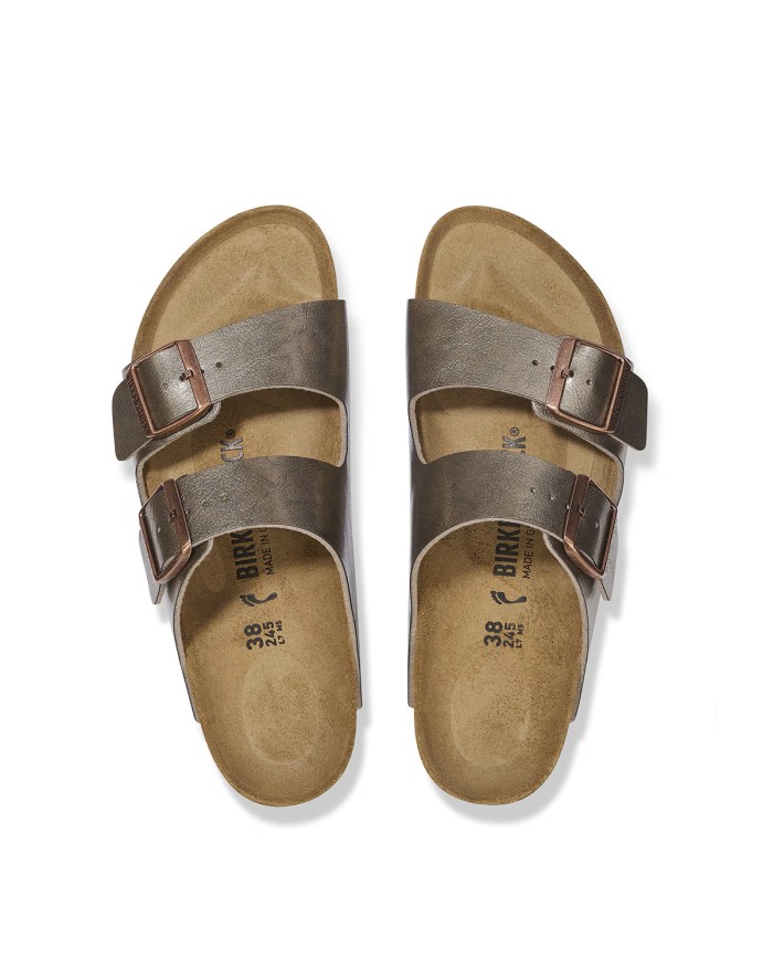 BIRKENSTOCK SANDALO DONNA ARIZONA GRACEFUL BIRKO FLOR TAUPE 1029439 CO