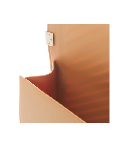 MARC ELLIS SHOULDERBAG FLAT M 25 CUOIO/LIGHT GOLD 125