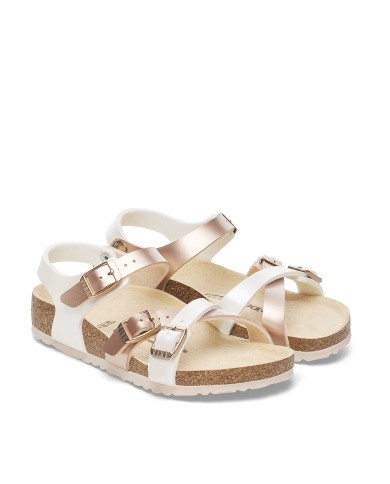 BIRKENSTOCK SANDALO BIMBA KUMBA KIDS SPLIT ELECTRIC METALLIC PEARL COPPER 1029444 CO