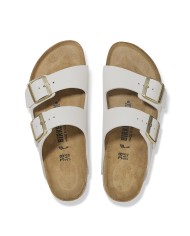 BIRKENSTOCK SANDALO DONNA ARIZONA NUBUCK LEATHER ANTIQUE WHITE 1029475 CO