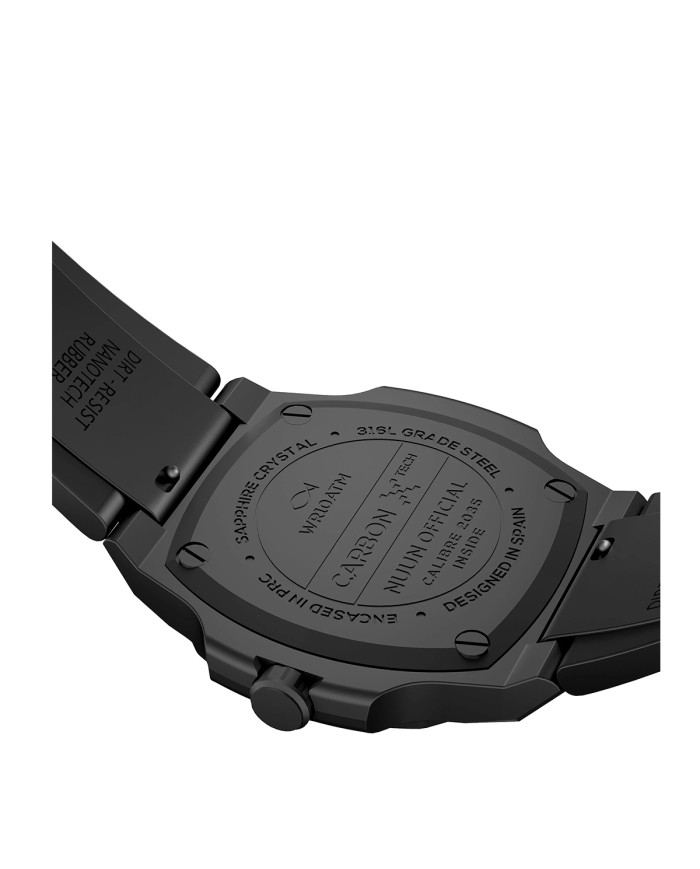 NUNCIER OFFICIAL OROLOGIO FAT CARBRON DARK MATTER BLACK