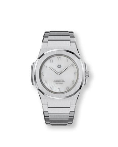 NUNCIER OFFICIAL OROLOGIO MONTRE SLIM 38MM MOP SILVER