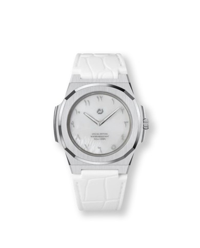 NUNCIER OFFICIAL OROLOGIO MONTRE SLIM 38MM MOP SILVER