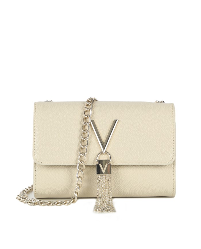 VALENTINO MARIO CROSSBODY BAG CLUTH DIVINA BEIGE 125