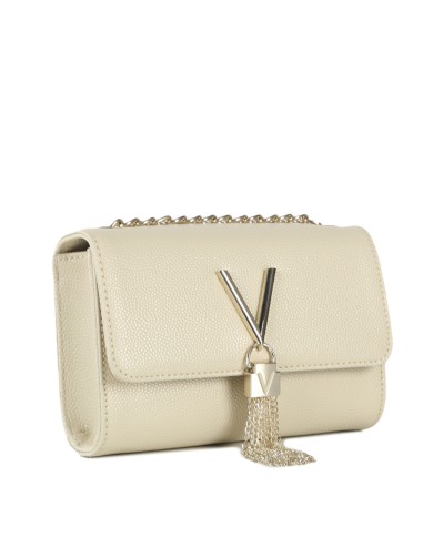 VALENTINO MARIO CROSSBODY BAG CLUTH DIVINA BEIGE 125