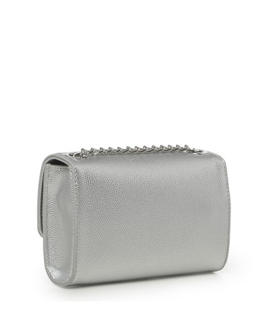VALENTINO MARIO CROSSBODY BAG CLUTH DIVINA ARGENTO 125