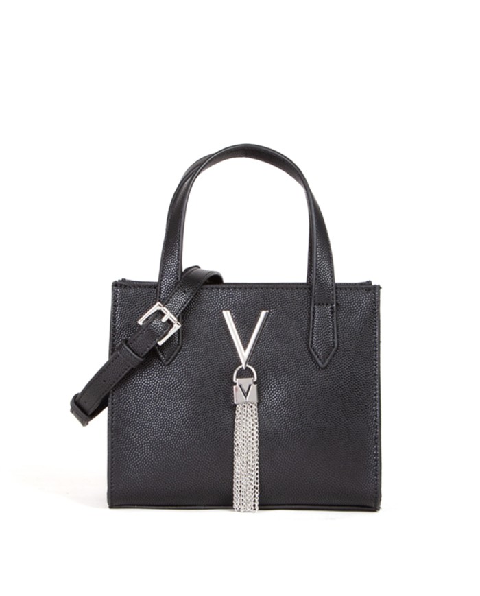 VALENTINO MARIO SHOPPING BAG CON TRACOLLA SGANCIABILE DIVINA NERO 125