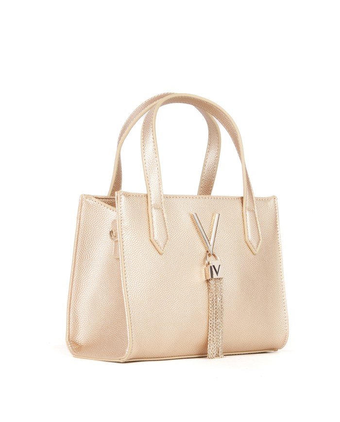 VALENTINO MARIO SHOPPING BAG CON TRACOLLA SGANCIABILE DIVINA ORO 125