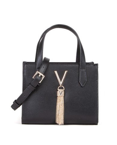 VALENTINO MARIO SHOPPING BAG CON TRACOLLA SGANCIABILE DIVINA NERO GOLD 125