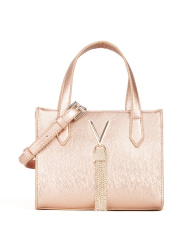VALENTINO MARIO SHOPPING BAG CON TRACOLLA SGANCIABILE DIVINA ORO ROSA 125