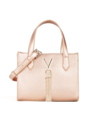 VALENTINO MARIO SHOPPING BAG CON TRACOLLA SGANCIABILE DIVINA ORO ROSA 125