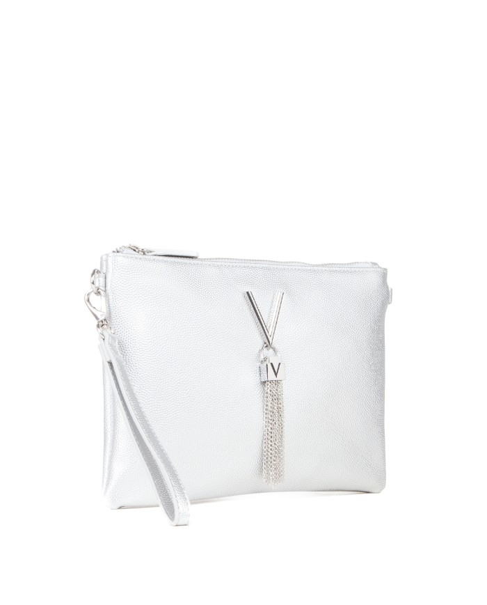 VALENTINO MARIO PURSE CROSSBODY BAG DIVINA ARGENTO 125