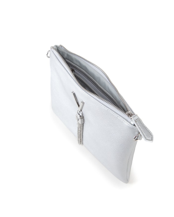 VALENTINO MARIO PURSE CROSSBODY BAG DIVINA ARGENTO 125