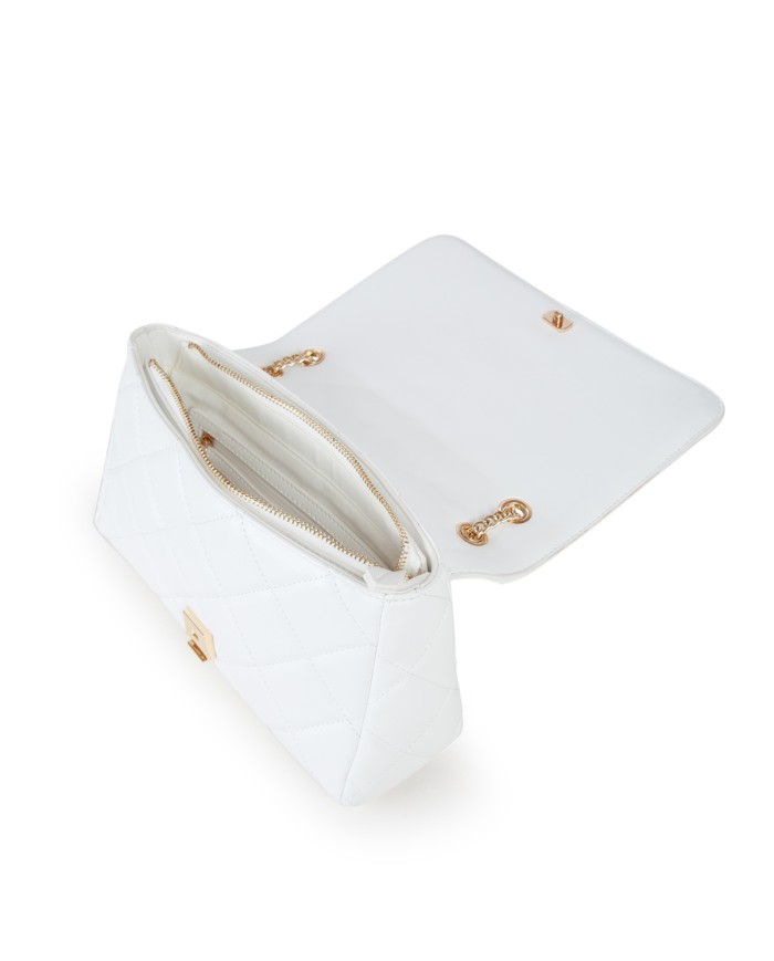 VALENTINO MARIO SHOULDER BAG MANICI SCORREVOLI OCARINA BIANCO 125