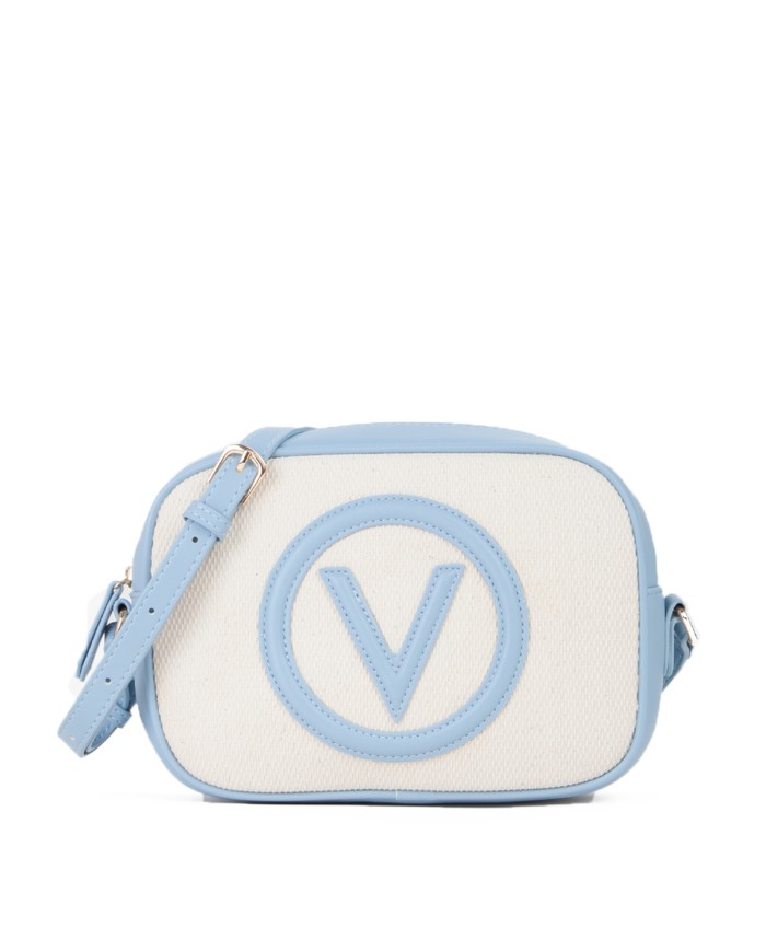 VALENTINO MARIO SHOULDER BAG COVENT NATURAL AZZURRO 125