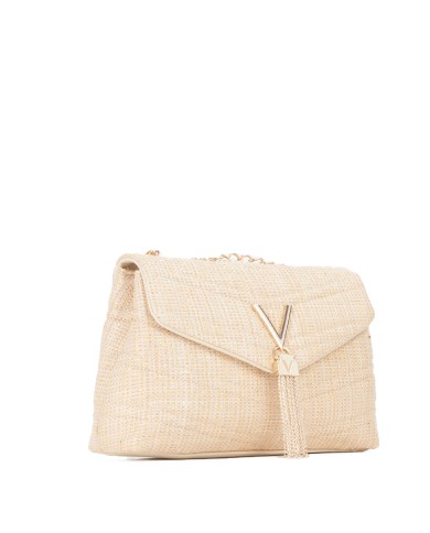 VALENTINO MARIO SHOULDER BAG PRIVILEGE IN LINO MANICI SCORREVOLI MEDIA CIPRIA 125