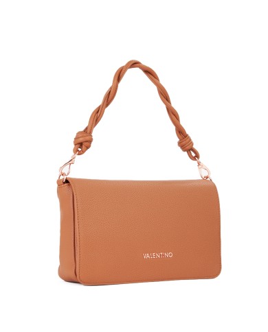 VALENTINO MARIO SHOULDER BAG CON MANICO INTRECCIATO SCARLETT RE CUOIO 125