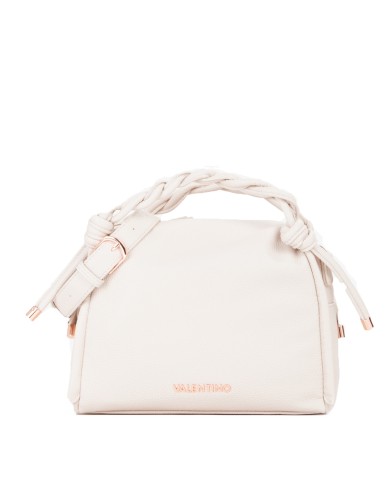 VALENTINO MARIO MINI BAG CON MANICO INTRECCIATO SCARLETT RE ECRU' 125