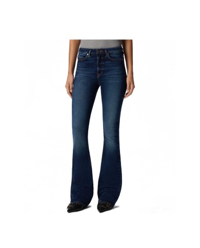 PINKO JEANS FLARED DENIM POWER STRETCH BLUE LAVAGGIO SCURO 100166 225