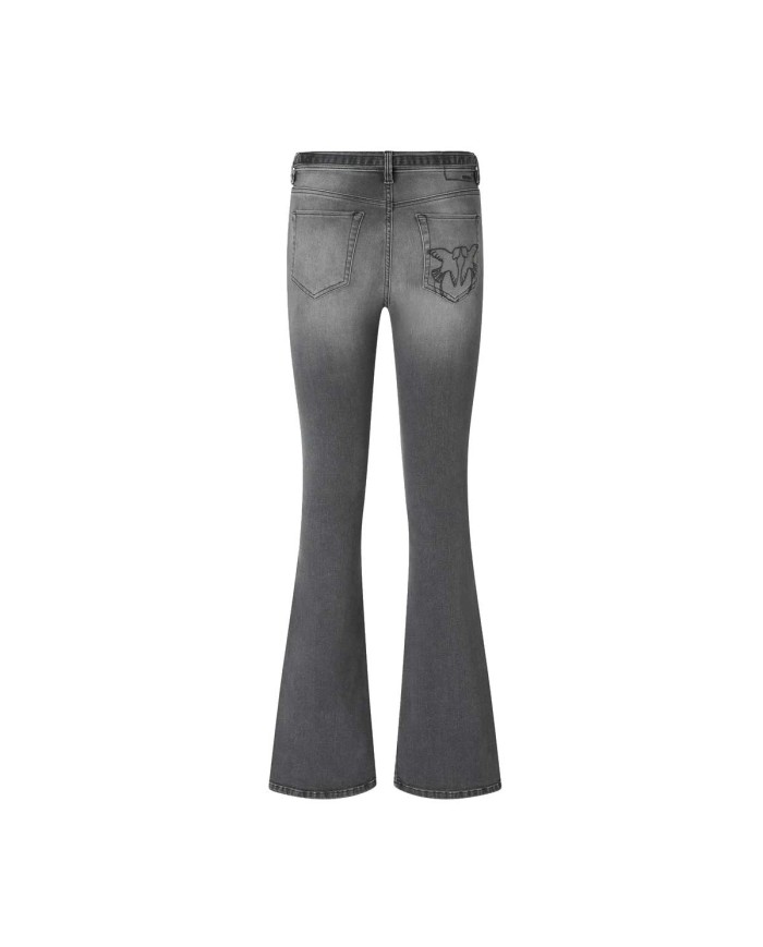 PINKO JEANS FLARED POWER STRETCH DARK GREY 100166A2S2 225