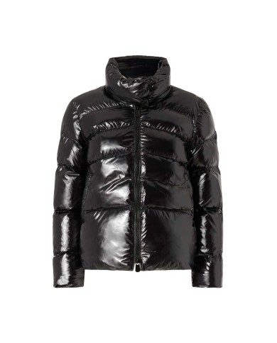 PINKO PIUMINO CABAN CRYSTAL NYLON NERO LIMOUSINE 101598 225