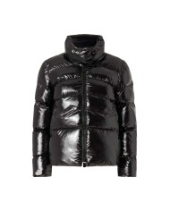 PINKO PIUMINO CABAN CRYSTAL NYLON NERO LIMOUSINE 101598 225