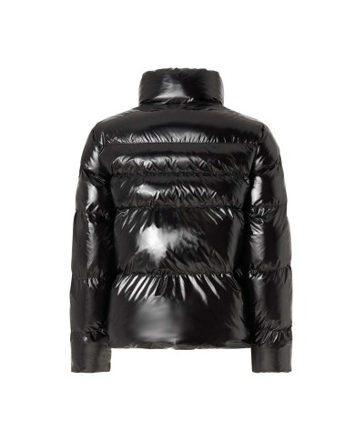 PINKO PIUMINO CABAN CRYSTAL NYLON NERO LIMOUSINE 101598 225