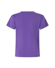 PINKO T-SHIRT CON RICAMO LOVO LOVE BIRDS N CRISTALLI  VIOLA 103320 225