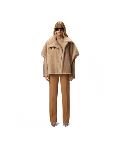 PINKO CAPPA EFFETTO PELLICCIA BEIGE/CHIARO DI LUNA 103837  225