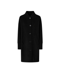 PINKO CAPPOTTO LUNGO IN PANNO DOUBLE NERO LIMOUSINE 105404 225